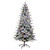 VIC-S202067LED - 6.5' x 38" Flocked Vail Pine Dura 450 MU - Vickerman