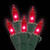 VIC-W4G0508 - 50 Lights Pink/Green Wire EC Lock Set 4"Sp 16'L - Vickerman