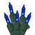 VIC-W5G0502 - 50 Lights Blue/Green Wire EC Lock Set 5.5"Sp 23'L BH - Vickerman