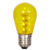 VIC-X14ST17 - S14 LED Yellow Transparent Bulb E26 Nickel Base - Vickerman