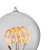 VIC-X17PS601 - PS60 Warm White LED Filament E26 Bulb - Vickerman
