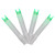 VIC-X17W244 - 144 Lights LED Green Cluster Set Warm White E-C 24'L - Vickerman