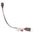VIC-X6B6612 - 12" Brown Wire Coaxial Power Cord, 6-Pack - Vickerman