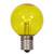 VIC-XG50T17 - G50 LED Yellow Transparent Bulb E17 Nickel Base - Vickerman