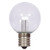 VIC-XG50T1P - G50 LED Pure White Transparent Bulb E17 Nickel Base - Vickerman