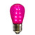 VIC-XS14P09-5 - S14 LED Pink Transparent Bulb E26 Base, 5-Pack - Vickerman