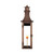 BP-24G - Bishop 24" Gas Copper Wall Lantern - Aged Copper - Primo Lanterns