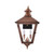 SV-22E - Savannah 22" Electric Copper Wall Lantern - Aged Copper - Primo Lanterns