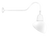 Gooseneck Style2 26W Neutral LED 15 Angled Dome Shade Wh