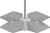 RAB Lighting PAD4W-3/4 Pendant 4X Adaptor 3/4 Nps Pendant Not Provided White, PAD4W-3/4 or RAB