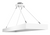 RAB Lighting PMKEZPAN1X4 Ezpan 1X4 Pendant Mounting Kit White, PMKEZPAN1X4 or RAB