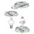 LED70WUPT/50KMOG-U LED HI LED70WUPT/50KMOG-U or Mogul Screw with Long Prong EX39 or Eiko
