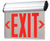 Big Beam Emergency Lighting ELITE2GAL Adjustable EDGE-LIT EXIT SIGNS Commodity Specification Grade, Swivel Adjustable ELITE2GAL Adjustable, Double Face, Battery Backup, Green Letters, Aluminim Housing, Surface Mount or ELITE2GAL or BIGBEAM