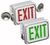 Big Beam Emergency Lighting 4XL1RW NEMA 4X EXIT SIGNS / All must be Single Face Made in USA 4XL1RW AC Only, Red Letters, White Panel or 4XL1RW or BIGBEAM