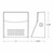 Westgate LMW-12W-40K-WH Mini Cutoff Wallpack | Westgate at lightingandsupplies.com