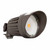 120V LED WEATHERPROOF FLOOD HEADS Die-cast aluminum with powder coat finish 70,000 hours Rotating directional hood | FLS-10W-50K-BR | Options Available:  | Westgate