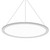 Westgate SRPL-40W-40K-D LED Suspended Up/Down Clear Round Panel Light | Westgate at lightingandsupplies.com