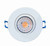 3" ROUND ADJUSTABLE RECESSED LIGHT, 120V, 8W, 550LM, 3000K, CRI90, DIMMABLE Die-cast Aluminum  -   | RDL3S-ADJ-30K-WH | Options Available:  | Westgate