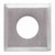 Westgate IGL-1W-TRM-SS-SQR Square Stainless Steel Trim With Round Hole, Brushed | Westgate at lightingandsupplies.com Westgate IGL-1W-TRM-SS-SQR Square Stainless Steel Trim With Round Hole, Brushed | Westgate at lightingandsupplies.com