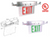 recessed edgelit LED EXIT SIGN   -   | XTR-1RCW-EM | Options Available:  | Westgate