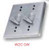 2 LEVERS + 2-15A SINGLE POLE SWITCHES -NOT INCLUDED   -   | W2C-SW | Options Available:  | Westgate