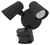 American Lighting FL2-3CCT-BK FL2 3CCT BK FORA Security Lights, Dual head Unit 210w 120V, 3CCT 30 40 50 switch, 20W 1400 1600LM w 180 degree motion sensor , Wet Location Rated, BLACK finish or 714176022277 or Selectable 3 CCT 3000K 4000K 5000K, Up to 1600 lumen output performa