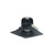 4" Iolite HL Square Bullnose Non-Adjustable Trim, 1500/2000/2500lm, 5000K, Black | NIO-4SNB50XBB/HL | Product Line: LE46 | Nora