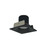 Nora Lighting NIOB-2SNB35XBZ 2 Iolite Square Bullnose Regress Non-Adjustable Trim, 800lm, 3500K, Bronze or NIOB-2SNB35XBZ or Product Line LE46 or Nora
