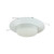 6" Drop Opal Lens w/ Plastic Trim, White | NP-24 | Product Line: 126 | Nora