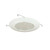 6" Fresnel Shower Lens w/ Metal Trim, White | NT-23 | Product Line: 126 | Nora