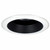 Nora Lighting NT-5001B 5 Baffle Splay Trim w/ Flange, Black/White or NT-5001B or Product Line 125 or Nora