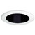 Nora Lighting NT-5002B 5 Air-Tight Shallow Cone Reflector w/ Flange, Black/White or NT-5002B or Product Line 125 or Nora
