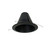 6" Air-Tight Aluminum Baffle Cone w/ Flange, Black | NTM-713BBAL | Product Line: 126 | Nora