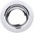 NaturaLED RT-6RL-CH-WH Chrome and White 5/6 Recessed Trim 7563,7568 and 7569 or While Supplies Last Discontinued items or P10083 or RT-6RL-CH-WH or NaturaLED