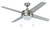 RP LightingFans 1008LED-BN Europa Brushed Nickel Ceiling Fan 50 inch Sweep - 1008LED-BN