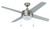 RP LightingFans 1008LED-BN Europa Brushed Nickel Ceiling Fan 50 inch Sweep - 1008LED-BN