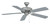RP LightingFans 1015W-BP Sunset Brushed Pewter Ceiling Fan 52 inch Sweep - 1015W-BP
