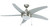 RP LightingFans 1025BN-E26-L Mirage I Brushed Nickel Ceiling Fan 50 inch Sweep - 1025BN-E26-L