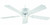 RP LightingFans 1053BN Royal Knight Brushed Nickel Ceiling Fan 42 inch Sweep - 1053BN