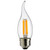 Sunlite 80449-SU EFC/LED/FS/4W/E26/D/CL/18K 4 Watt Filament Chandelier