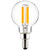 Sunlite 80789-SU G16.5/LED/FS/5W/E12/CL/50K 5 Watt Globe