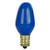Sunlite 01255-SU 7W C7 Blue Night Light Bulb - Pack of 25