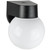 Sunlite Energy Saving GlobeÊStyle Outdoor Outdoor Fixture, Black Finish, White Lens  Black Color