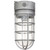 Sunlite 41329-SU Vaporproof Industrial Jar Fixture, Ceiling Mount, Medium Base Socket (E26), 100W Max, 120 Volt, Outdoor, UL Listed, Clear Glass Jar, Metallic Finish