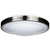 Sunlite 49150-SU Sunlite 49150-SU LED Ceiling Light Fixture with Brushed Nickel Trim, 15 Watts, Dimmable, 12-Inch, 30K - Warm White
