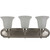 Sunlite 45405-SU 120V 3-Lamp Vanity Decorative Wall Sconce Fixture, Brushed Nickel