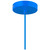 Sunlite 88752-SU 120V Zed Medium Base Residential Ceiling Pendant Light Fixture, Blue
