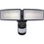 Sunlite 88911-SU 24W 120V 2400lm 30K LED Dual-Head Square Wall Mount Flood Light Fixture with Motion Sensor, Warm White