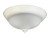 Ceiling Fixture LED, Traditional Style, 13", White Finish With 2X12W 2700K Ja8 Compliant Enclosed Rated E26 Socket LED Lamp ML2E242TRWH27-V3 by Maxlite