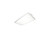 BLHE Gen2 90W 0-10V Dimming 120-277V Frosted Lens 5000K With Battery Backup Unit W/ 4 Conductor White Custom Cord (Length Of Cord - Specified On Po) BLHE2-090DUF-50EM-CC by Maxlite